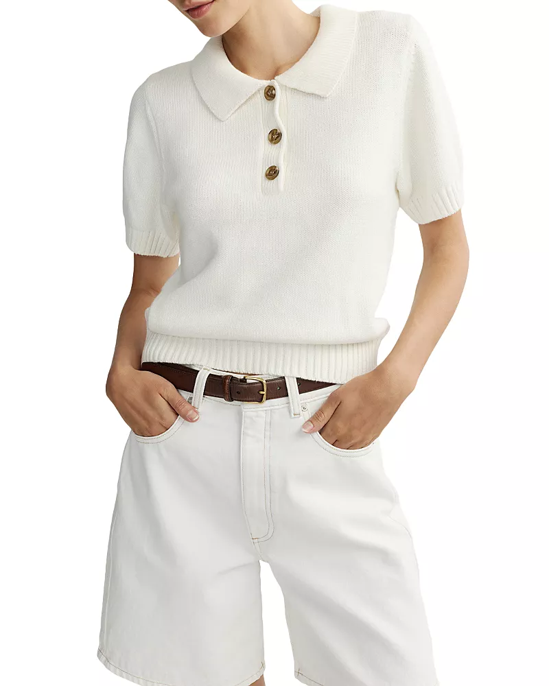 DL1961 May Polo Short Sleeve Top