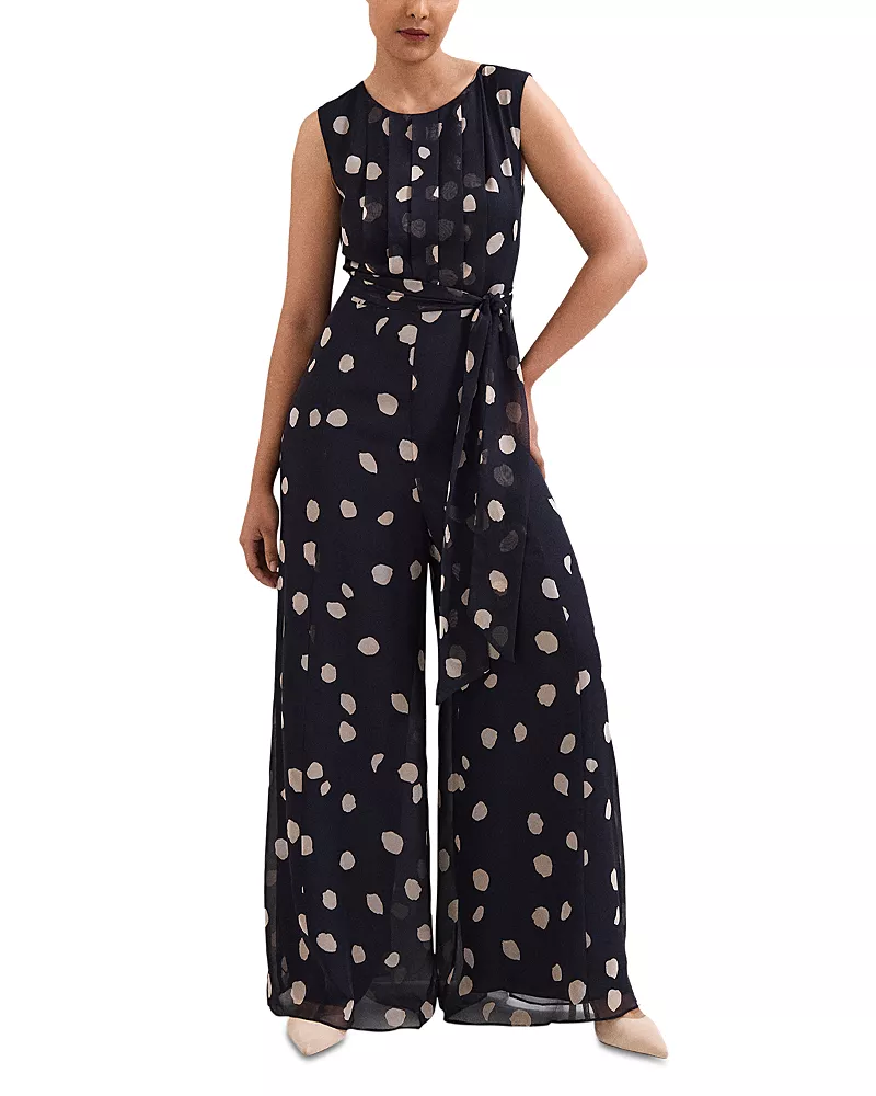 Phase Eight Petites Maxine Spot Jumpsuit