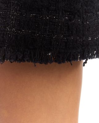 Tonal Tweed Mini Skirt