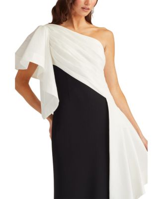  Santa Fe Draped Flounce Gown