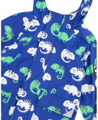 Boys' Polyurethane Chameleon Rain Jacket - Little Kid