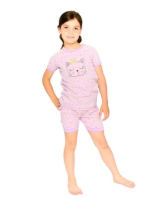  Girls' Organic Cotton Animal Two-Piece Pyjama Set - Big Kid