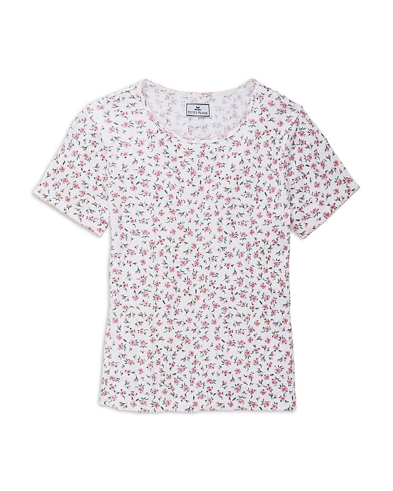 Petite Plume Pointelle Knit Tee