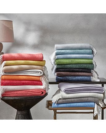 Pezzo Fringe Throw Blanket