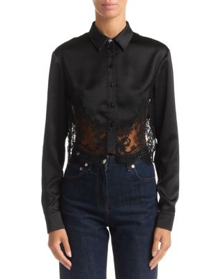 Informal Washed Techno Satin Shirt