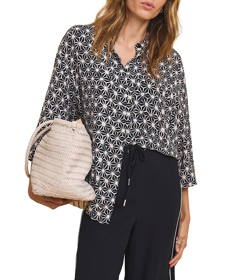 Mint Velvet Women's Geometric Print Resort Shirt