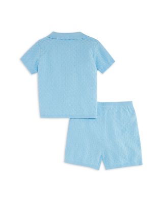 Boys' Box Stitch Knit Shirt & Shorts Set, Baby - Exclusive