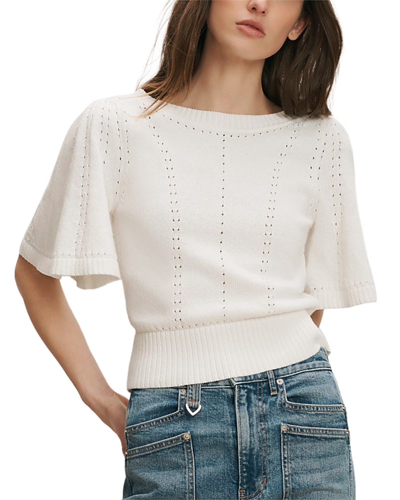 Veronica Beard Rhennan Boat Neck Sweater