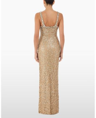  Tatianna Sequin-Embellished Maxi Dress