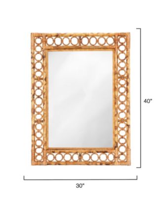  Marche Mirror in Natural Bamboo
