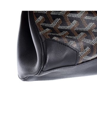  Mini Saigon Top Handle Bag Coated Canvas with Leather