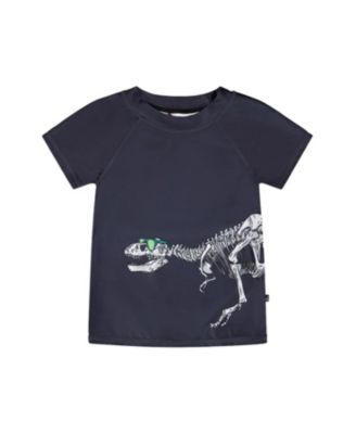 Boys' Short Sleeve Graphic Dinosaur Rashguard - Little Kid, Big Kid