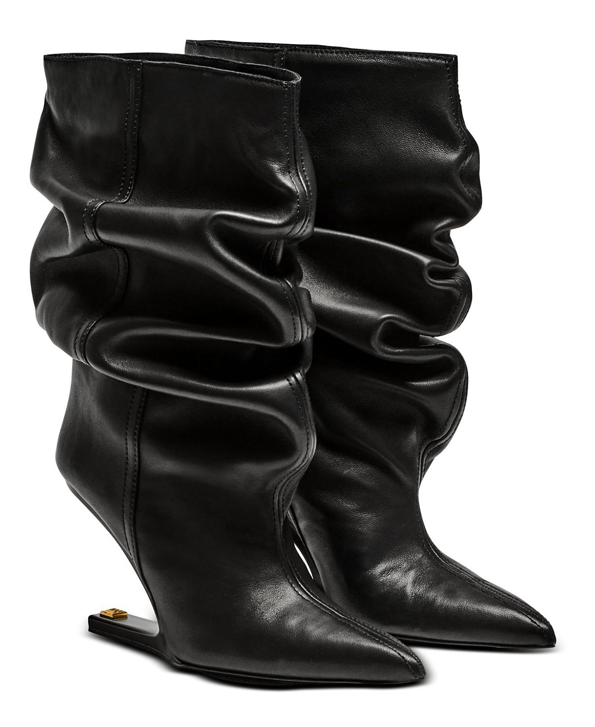 Balmain Women's Smooth Leather Ankle Boots