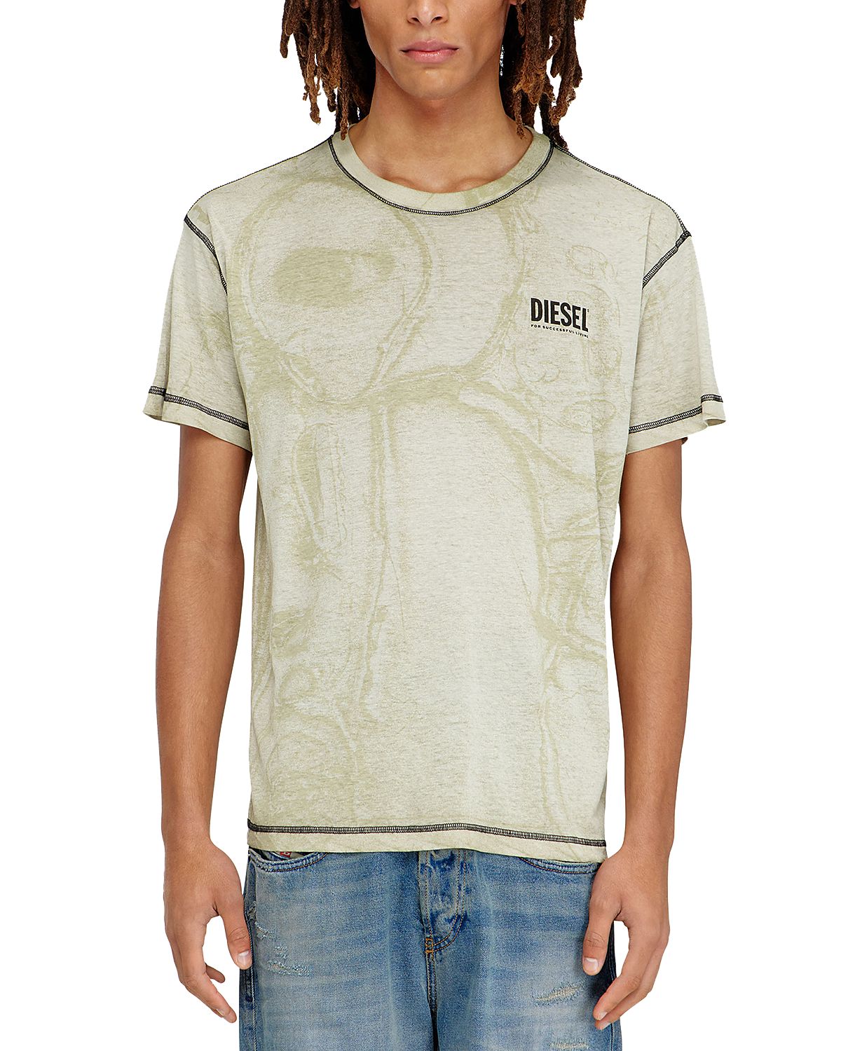 Diesel Regular Fit Logo T-Shirt