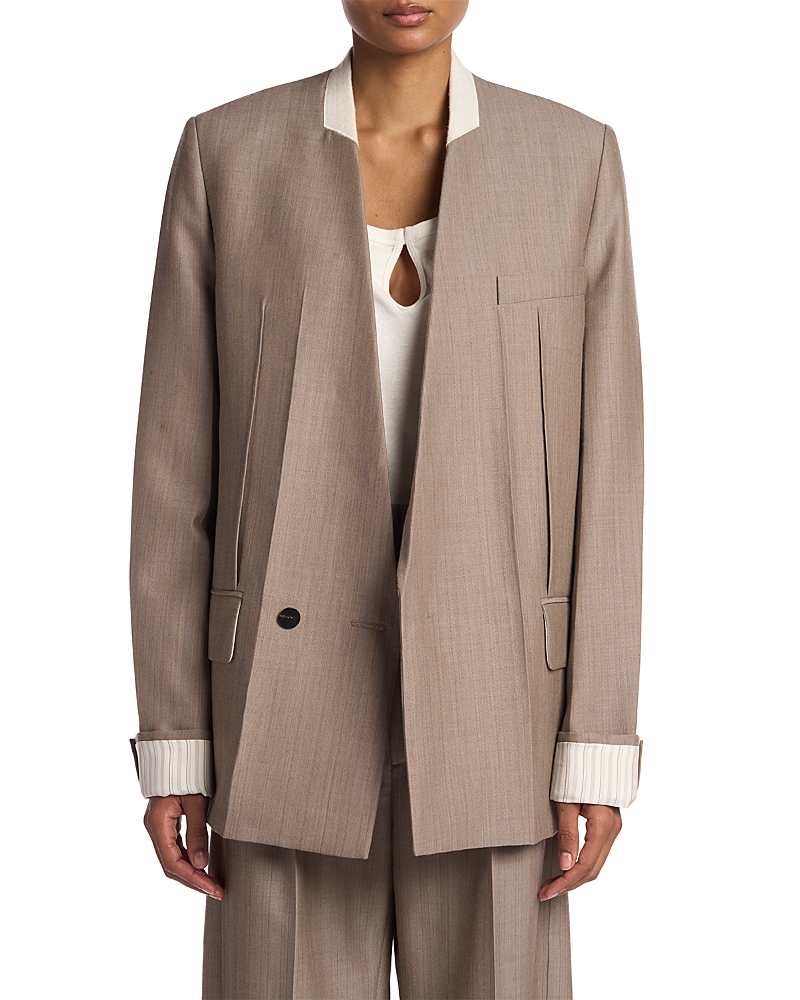Victoria Beckham Collarless Jacket