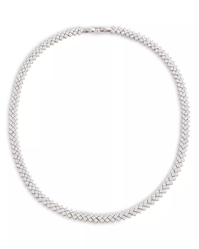 Self-Portrait Crystal Collar Necklace, 15.78
