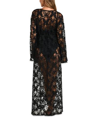 Butterfly Crocheted Cover Up Robe