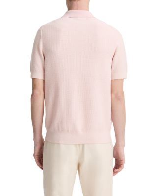 Geo Jacquard Short Sleeve Polo Shirt