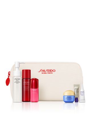 Gift with any $85 Shiseido purchase!