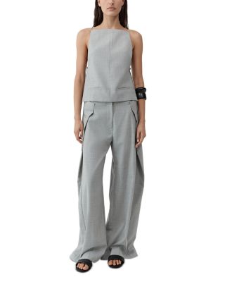 Square Neck Side Tie Top