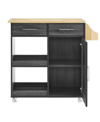 Culinary Kitchen Cart with Spice Rack