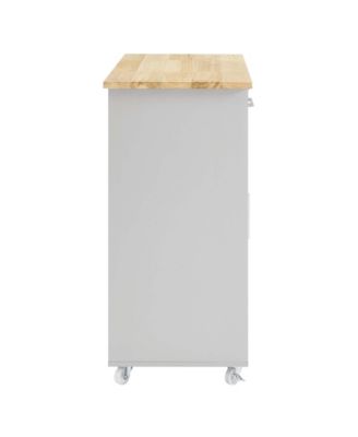 Culinary Kitchen Cart with Spice Rack