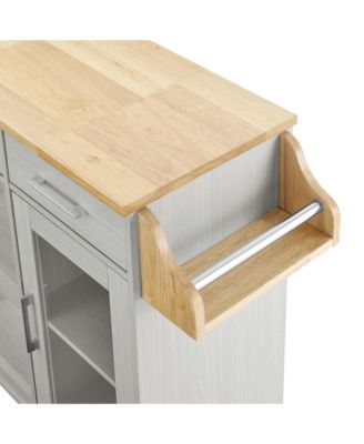 Culinary Kitchen Cart with Spice Rack