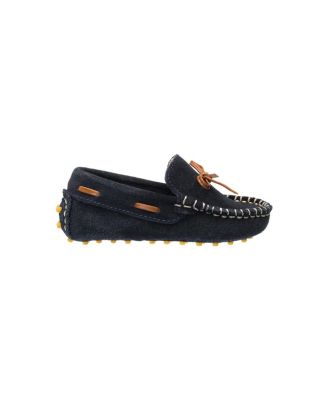  Contrasting Stitching Driver Loafer - Little Kid