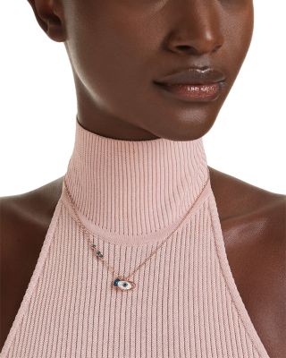 Symbolica Crystal Evil Eye Pendant Necklace, 16.5-19.25"