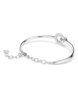 Dextera Crystal Circle Bangle Bracelet