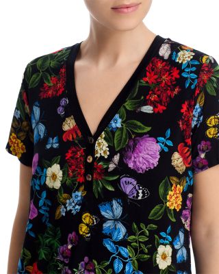 The Janie Favorite Short Sleeve Henley Tee