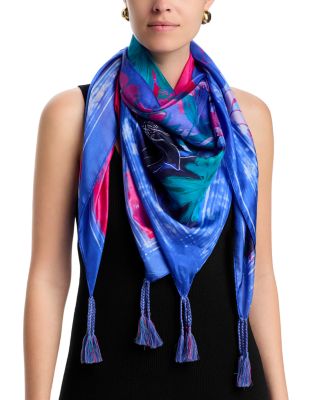 Lavandula Silk Scarf