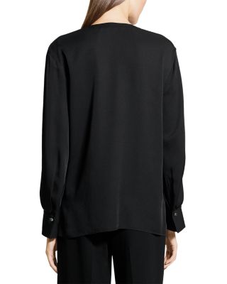 Silk Volume Sleeve Blouse