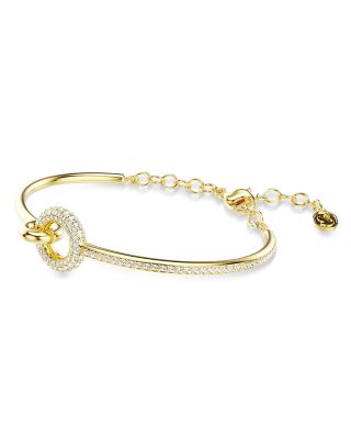 Dextera Crystal Circle Bangle Bracelet