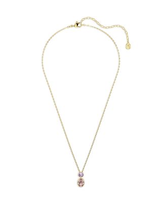 Chroma Crystal Reversible Pendant Necklace, 14.87-17.75"
