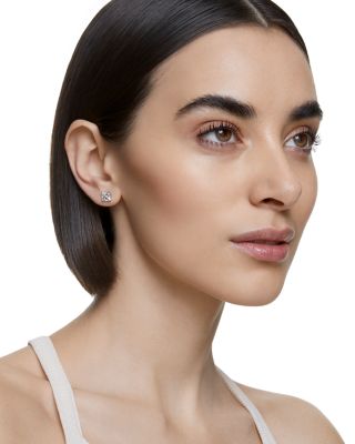 Stilla Attract Crystal Square Stud Earrings