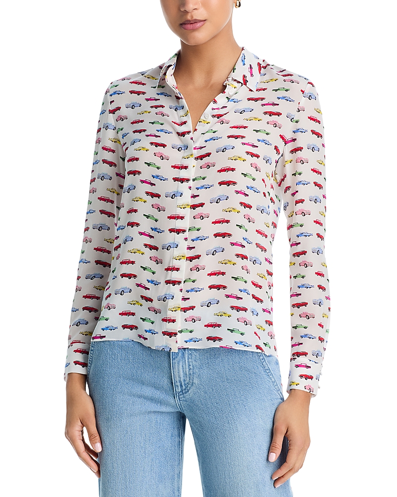 Alica and Olivia Willa Silk Shirt