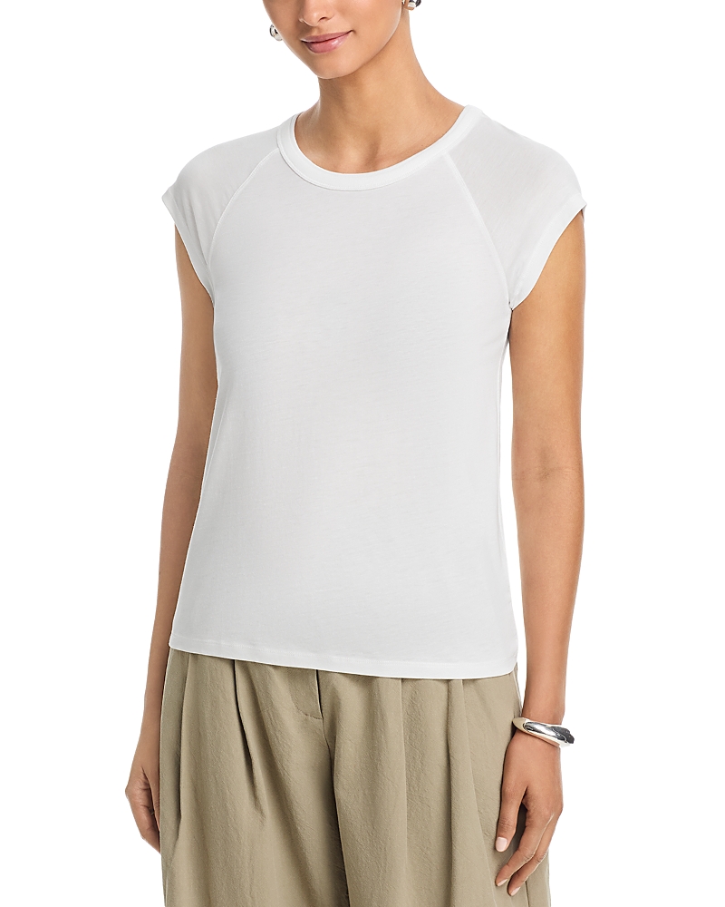 Majestic Filatures Cap Sleeve Crewneck Top
