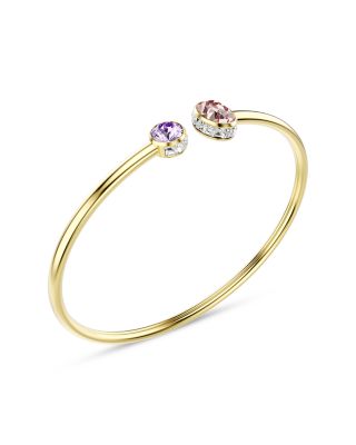 Chroma Crystal Flexible Bangle Bracelet