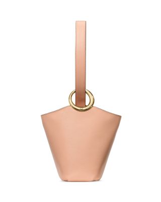 Halo Mini Leather Bucket Bag