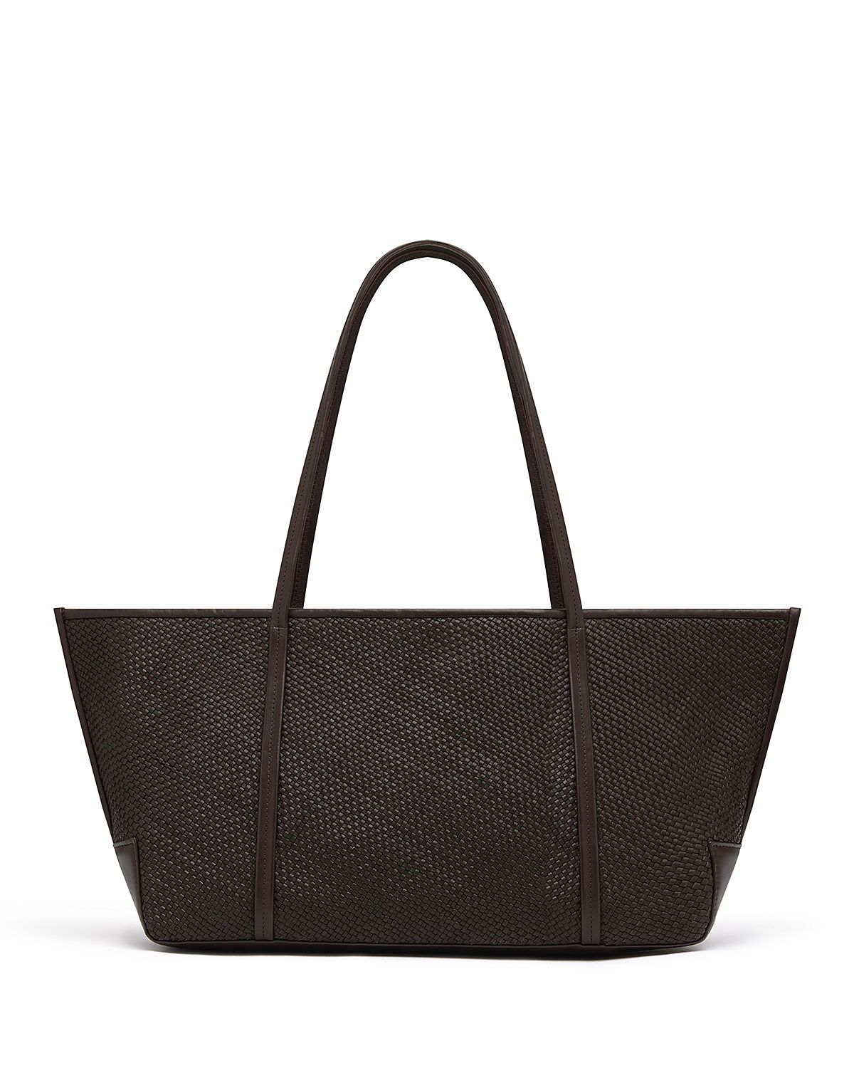 St. Agni Bateau Woven Leather Tote