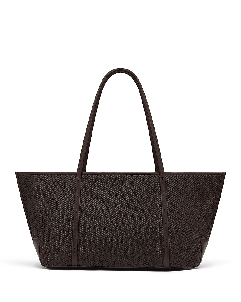 St. Agni Bateau Woven Leather Tote