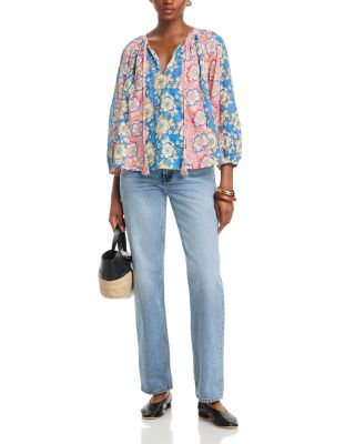 Reese Blouson Sleeve Boho Top