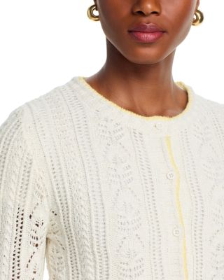 Daisy Long Sleeve Crewneck Cardigan