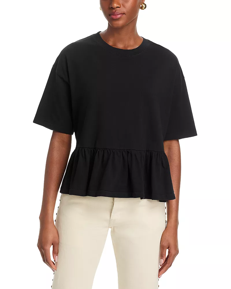 The Great. The Oversized Ruffle Tee