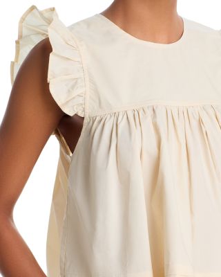 Poplin Flutter Top - Exclusive