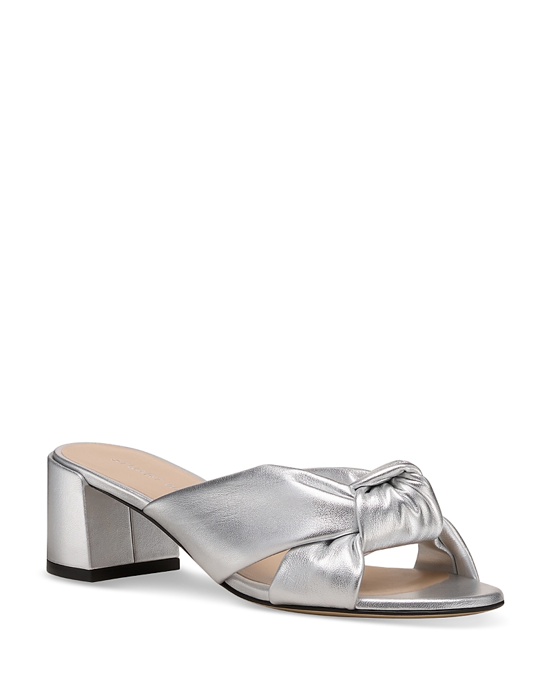 Stuart Weitzman Women's Soplaya 50 Block Heel Sandals