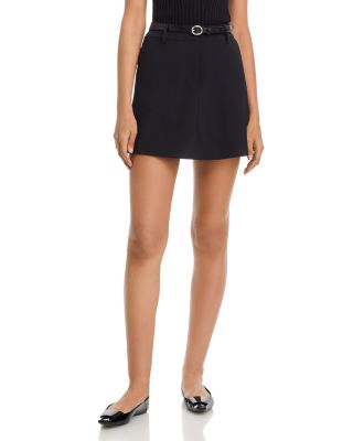 Echo Crepe Flared Mini Skirt