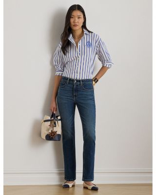 Relaxed Fit Striped Broadcloth Shirt