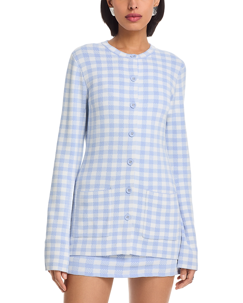 525 America Juniper Elongated Fitted Cardigan
